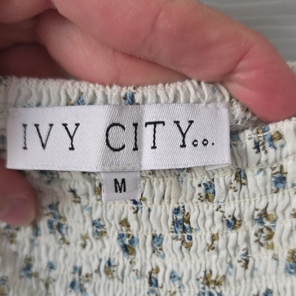 Ivy City Co Madeline In Blue Midi Dress - Picture 2 of 3